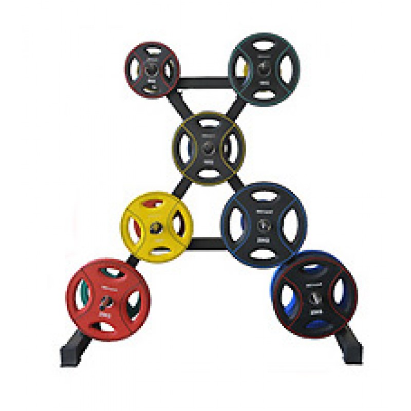 Suporte em X para Discos Olímpicos